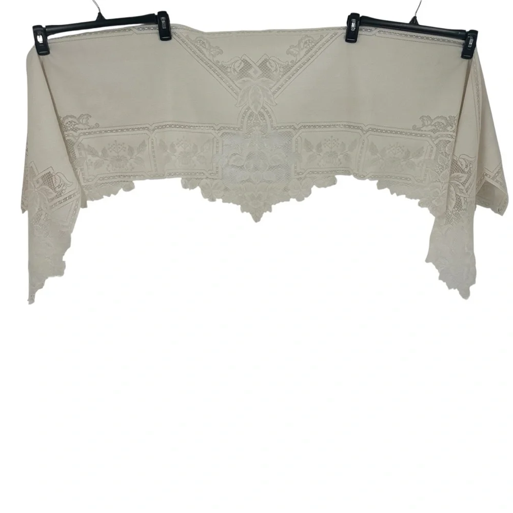 Vintage Heritage Lace New Teatime, Teapot Mantle Scarf 18 x 86